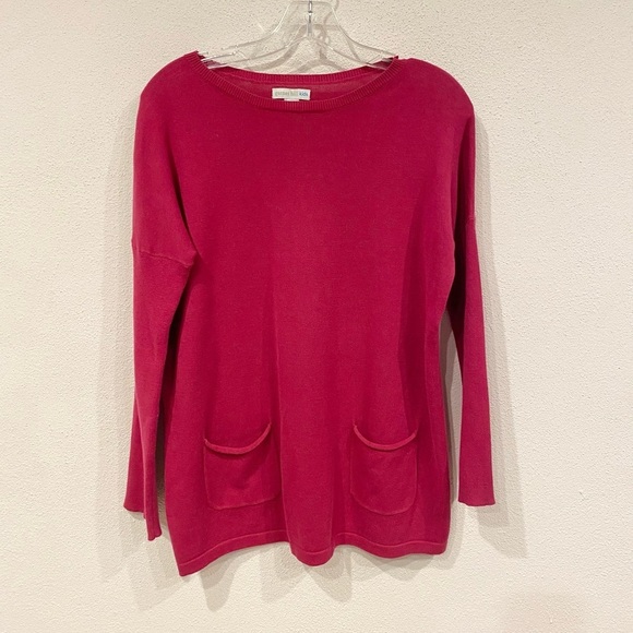 Garnet Hill Organic Cotton Sweater Size XL EUC - Picture 1 of 5